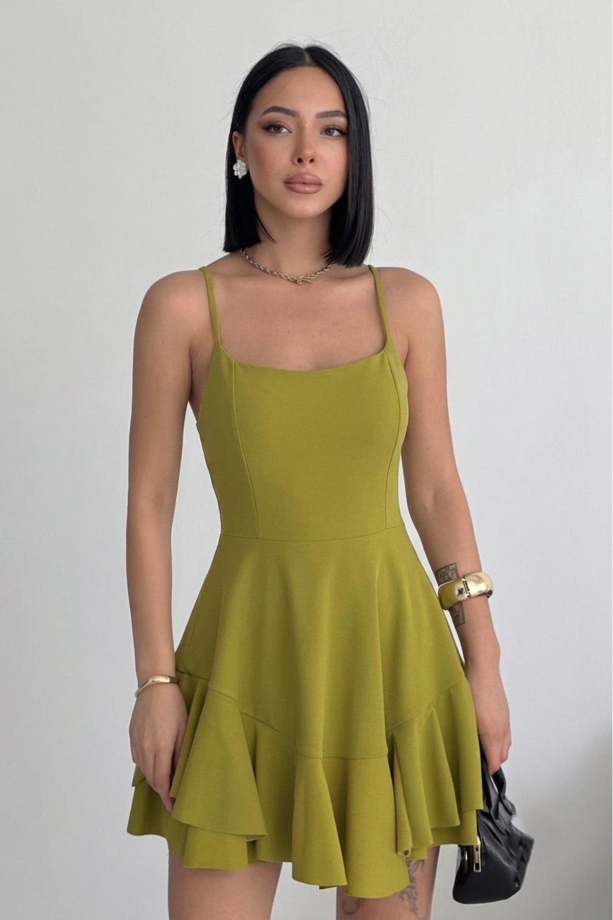 1_org_zoom-128.jpg Prenses Model Askılı Yağ Yeşil Elbise - Yağ Yeşıl - Görsel 1
